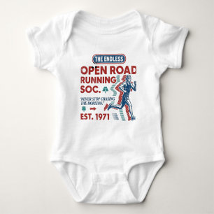 Vintage Open Road Running Club Retro Runner Tee
