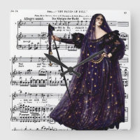 Vintage Opera Gothic Queen of the Night Art