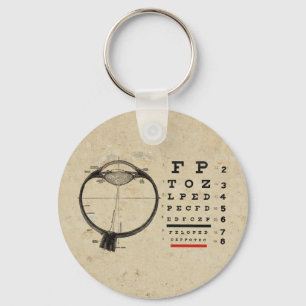 Vintage Ophthalmologist Keychain