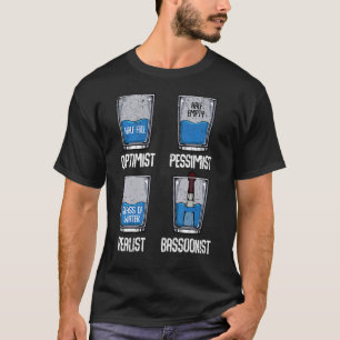 Vintage Optimist Pessimist Realist Bassoonist 1 T-Shirt