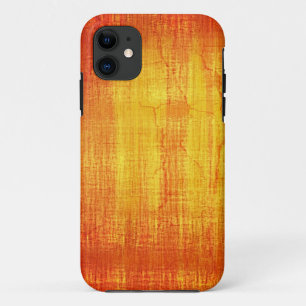 Vintage Orange Abstract Background iPhone 11 Case