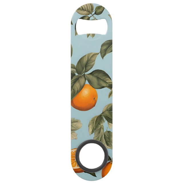 Vintage orange bar key (Front)