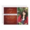 Vintage Orange Class Of  Graduation Invitations