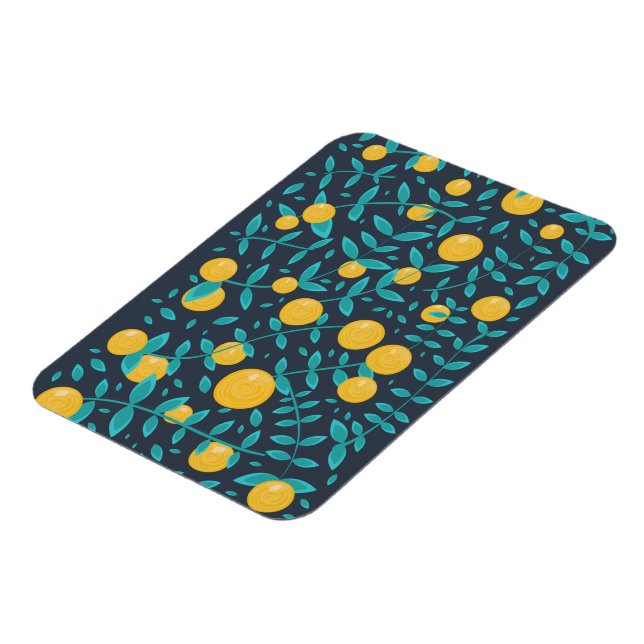 Vintage Orange Fruit Magnet (Left Side)