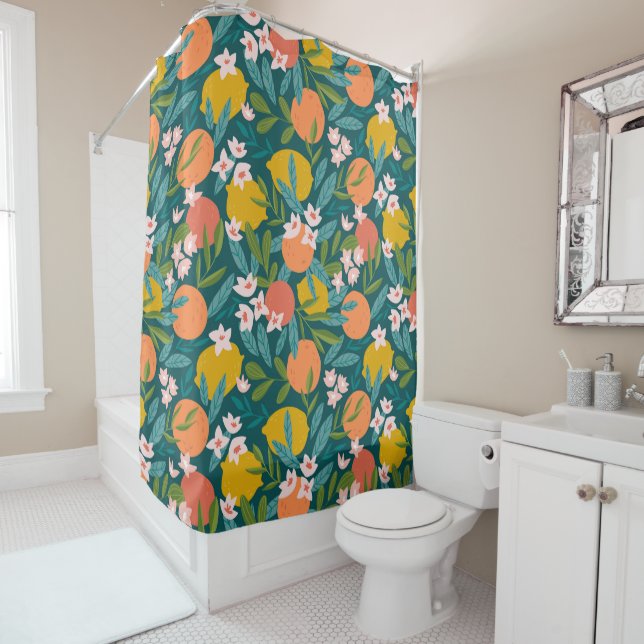 Vintage Orange & Lemon Blossom Pattern (In Situ)