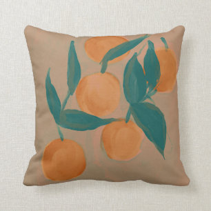 vintage orange pillow