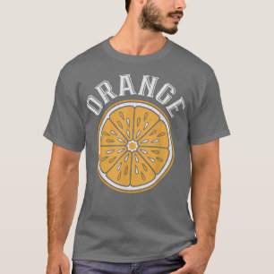 Vintage Orange Sliced Citrus Fruit Vegan Vegetaria T-Shirt