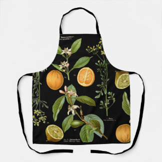 Vintage Oranges and Lemons Apron