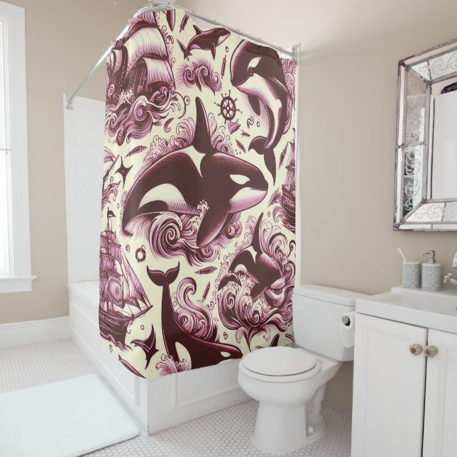 Vintage Orca Nautical Seamless (In Situ)