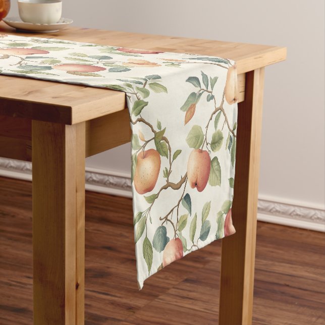 Vintage Orchard Apple Table Runner (In Situ)