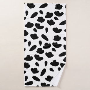 Vintage organic seamless abstract background, bota bath towel