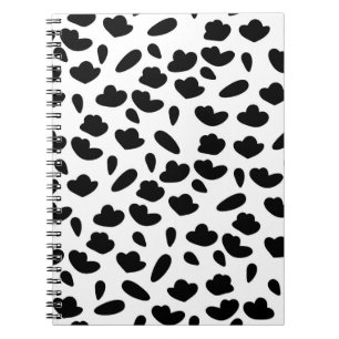 Vintage organic seamless abstract background, bota notebook