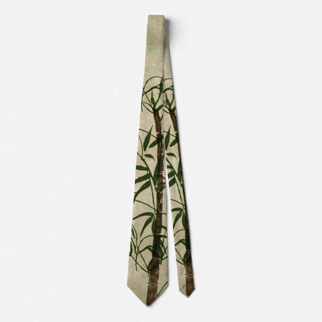 Vintage Oriental Bamboo 1 Tie (Front)