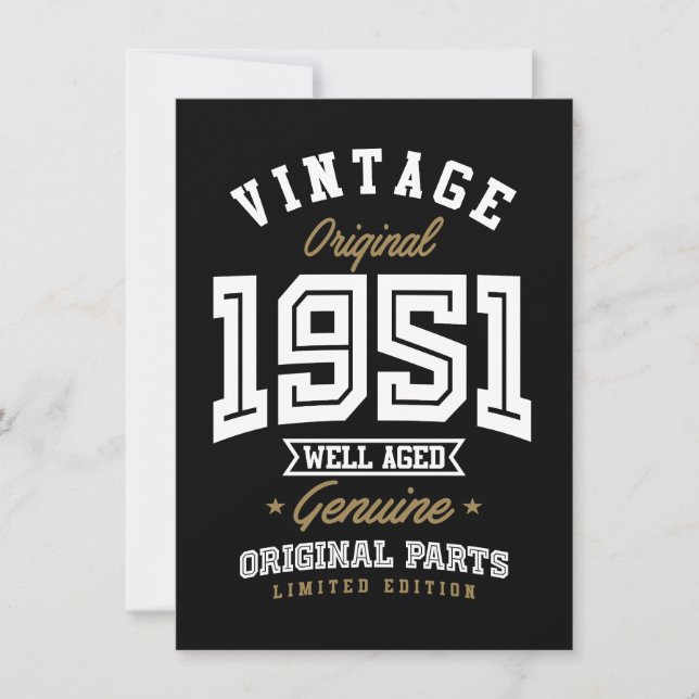Vintage Original 1951 (Front)