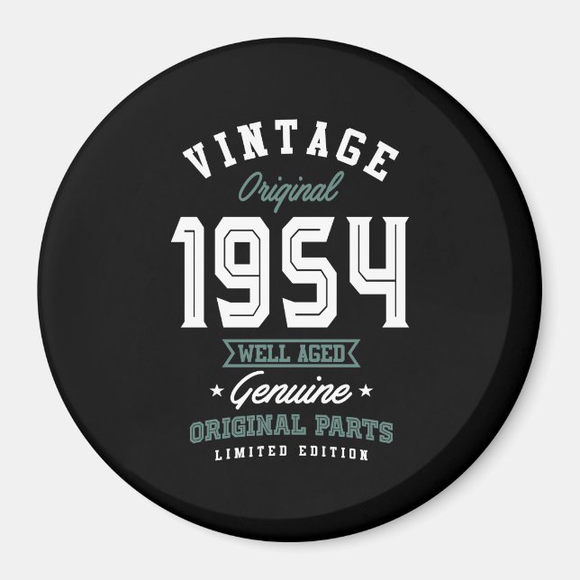 Vintage Original 1954 Well Aged Magnet (Front)