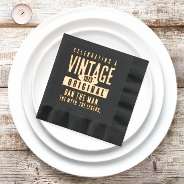 Vintage Original Grunge Distressed Anniversaire (Initiation)