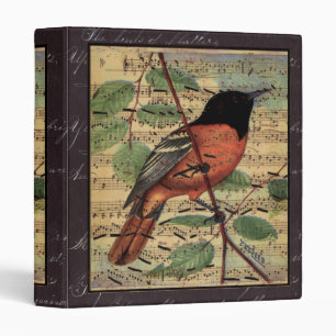 Vintage Oriole On  Music Binder