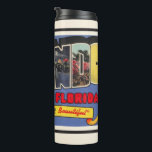 Vintage Orlando Florida Thermal Tumbler<br><div class="desc">A retro, vintage postcard for Orlando, Florida repurposed on a water bottle / thermal drink bottle.</div>