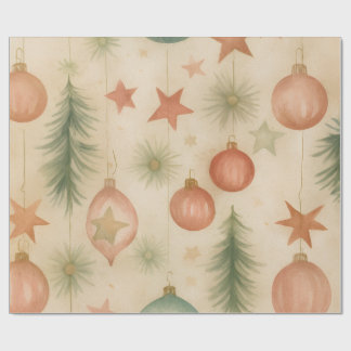 Vintage Ornament Wrapping Paper