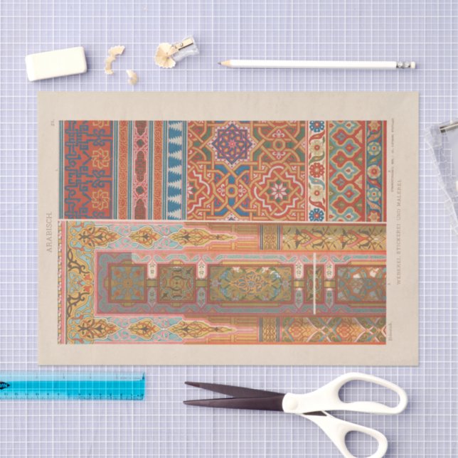 Vintage Ornamental Designs | Heinrich Dolmetsch Tissue Paper (Craft)