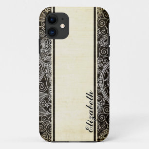 Vintage Ornamental Floral iPhone 11 Case