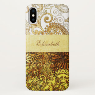 Vintage Ornamental Floral iPhone X Case