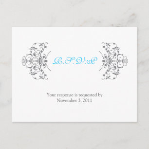 Vintage Ornamental Frame Invitation Postcard