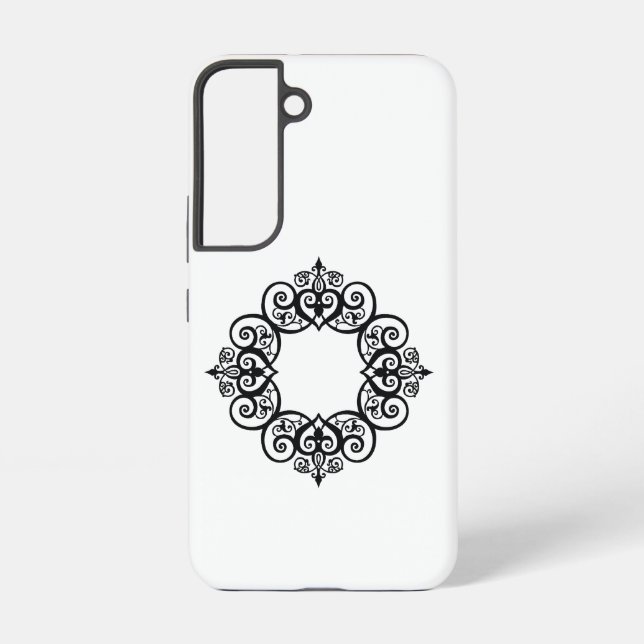 Vintage Ornamental Frame Samsung Galaxy S22 Case (Back)