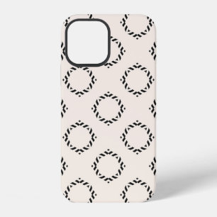Vintage ornamental seamless pattern. Black and whi iPhone 12 Case