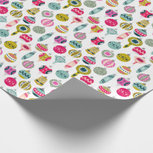 Vintage Ornaments Christmas Wrapping Paper