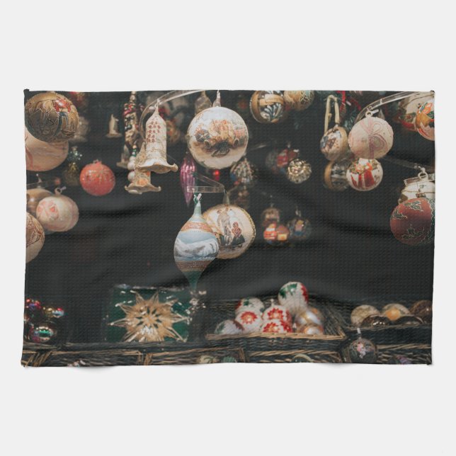 Vintage ornaments kitchen kitchen towel (Horizontal)