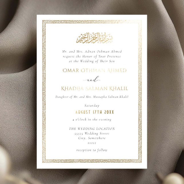 Vintage Ornate Gold Islamic Muslim Wedding (Creator Uploaded)