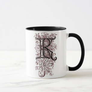 Vintage Ornate Monogram 'K' Mug