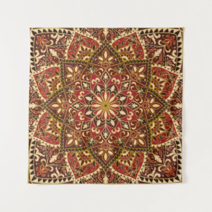 vintage ornate pattern with floral elements. Orien Tapestry