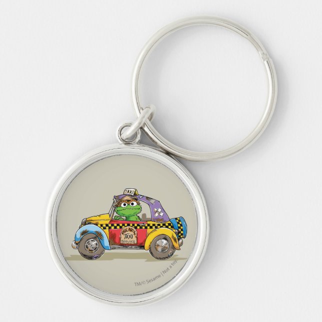 Vintage Oscar's Taxi Service Keychain (Front)