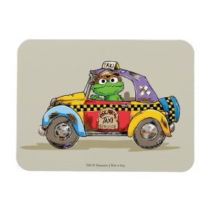 Vintage Oscar's Taxi Service Magnet