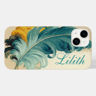 Vintage Ostrich Plume Case-Mate iPhone 14 Case