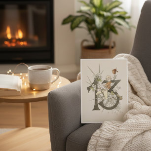 Vintage Ottilia Adelborg Floral Number - 13 Postcard