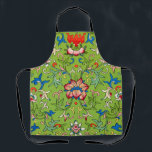 Vintage Owen Jones Chinese Ornament Green Floral Apron<br><div class="desc">Elevate your home with the exquisite detail of Owen Jones’ "Examples of Chinese Ornament, " a stunning masterpiece of 19th-century decorative design. Sourced from historical objects in the South Kensington Museum, this vibrant green floral pattern showcases the intricate symmetry and lush botanical motifs characteristic of classic Chinoiserie. The rhythmic intertwining...</div>