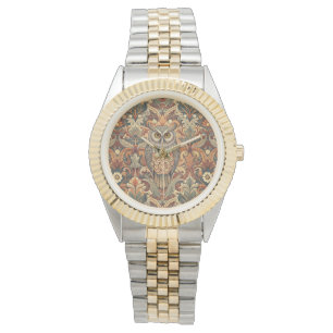 Vintage Owl Art Style Morris Watch