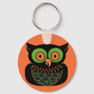 Vintage Owl Keychain