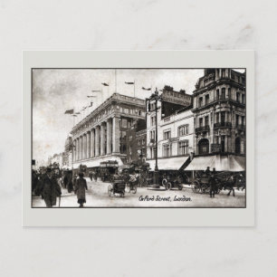 Vintage Oxford street London England Postcard