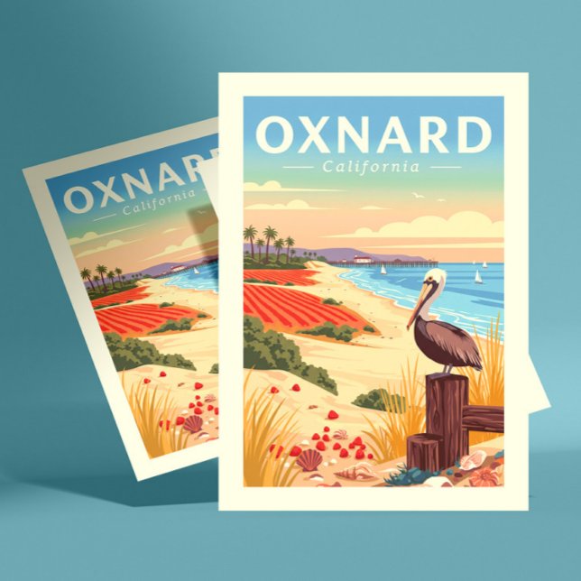 Vintage Oxnard California Postcard (Creator Uploaded)