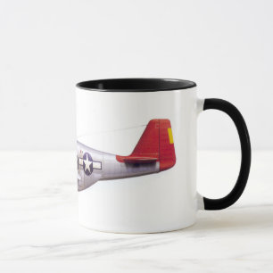 Vintage P-51 Mustang Tuskegee Airmen World War II Mug