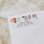 Vintage Painted Jewels Return Address Labels<br><div class="desc">Top off your mailing with these beautiful return address labels featuring hand painted jewels in vintage jewel tone shades paired with a chic font choice. Pair them with the Painted Jewels birthday party invitations or Thank You cards.</div>