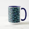 Vintage Paisley Blue Teal Floral Mug