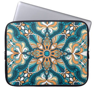 Vintage paisley kerchief: oriental print. laptop sleeve