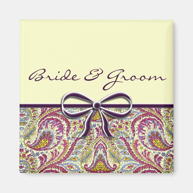 Vintage Paisley Magnet (Front)