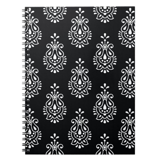 Vintage paisley, seamless elegant pattern. notebook (Front)