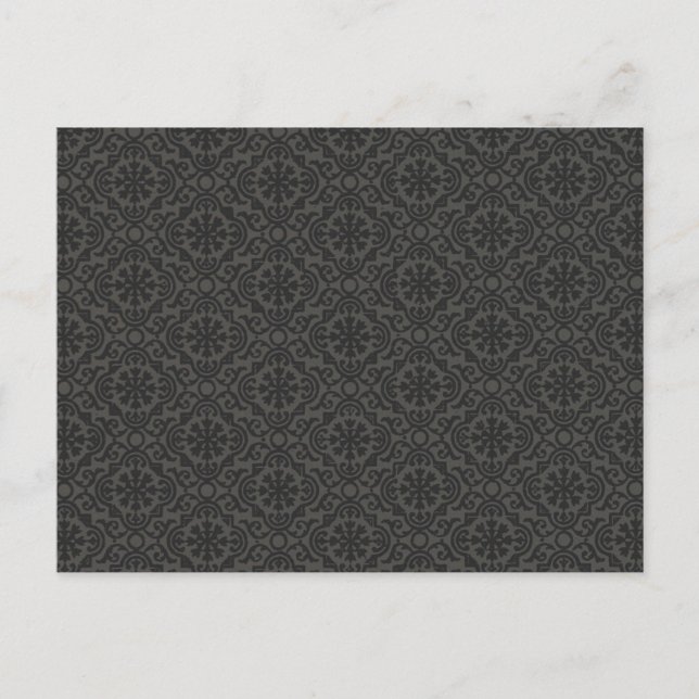 Vintage Paisley Textile print (1887) Postcard (Front)